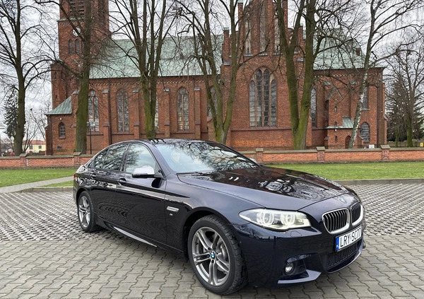 BMW Seria 5 cena 79500 przebieg: 83000, rok produkcji 2014 z Ryki małe 704